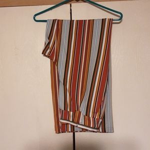Women's multicolored striped pants
